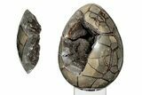 Septarian Dragon Egg Geode - Removable Section #251551-3